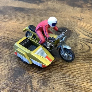 Mira Renelli Motorbike And Sidecar With Rider Made In Spain Britains Detail - Picture 1 of 10