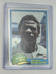 1981 Topps - Rickey Henderson #261 - Picture 1 of 2