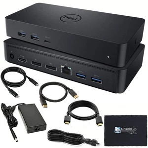 Dell D6000 Universal Dock Bundle with 130W Power Adapter – USB-C, HDMI, Dual ... - Picture 1 of 8