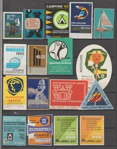 Germany Cinderellas Poster Stamps Vignets Exhibition Seal Selection E - Picture 1 of 1