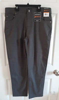 NWT 36x30 Architect Active Flex Slim Fit Gray Pants - Image 1 of 4