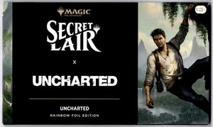 MTG Secret Lair x Uncharted FOIL PlayStation SEALED SHIPS TODAY - Picture 1 of 2