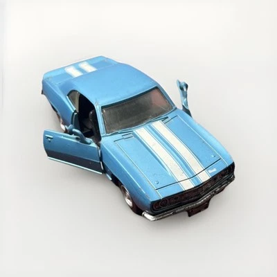 New-Ray 1967 Chevrolet Camaro Z-28 Turquoise 1:32 Diecast CX24DCA - Image 1 of 4