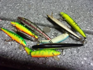 Lotto esche da pesca B593 rapala bagley's ecc - Foto 1 di 2