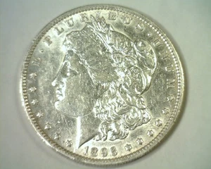 1896-O MORGAN SILVER DOLLAR ABOUT UNCIRCULATED+ AU+ NICE ORIGINAL COIN BOBS COIN - Picture 1 of 2