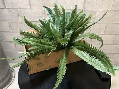 NEARLY NATURAL 48" Boston Fern Artificial Bush Plant BRAND NEW IN BOX ITEM #6051 - Image 1 of 4