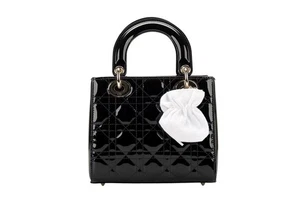 Dior Lady Dior My ABCDior Small Black Patent Leather, Silver Hardware - Picture 1 of 13