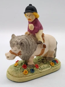 Figura de resina Thelwell's Riding Academy Pony "Starting Point" T47 1992 Chiltern - Imagen 1 de 9