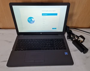 HP 250 G6 8GB RAM Intel N3060 256GB SSD Laptop 15.6” Windows 11 Pro Webcam DVDRW - Picture 1 of 15