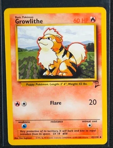 Growlithe Uncommon Base Set 2 042/130 LP - Picture 1 of 2