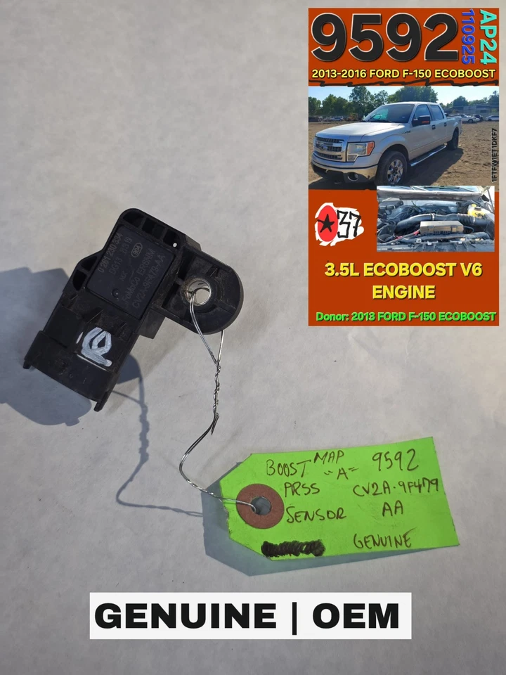 ⭐✅2013-2016 FORD F-150 Ecoboost sensor de pressão MAP de admissão fabricante de equipamento original GENUÍNO⭐✅ - Imagem 1 de 3