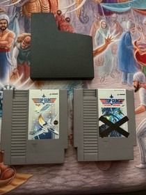 Lote de 2 juegos: Top Gun + Top Gun: The Second Mission (Nintendo NES) Lote de juegos