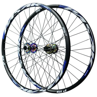 26 29 27.5 Bike Wheel Thru Axle Hub 100 142 Rim 32H Spoke 6 Pawls Bicycle Wheel - Image 1 of 4