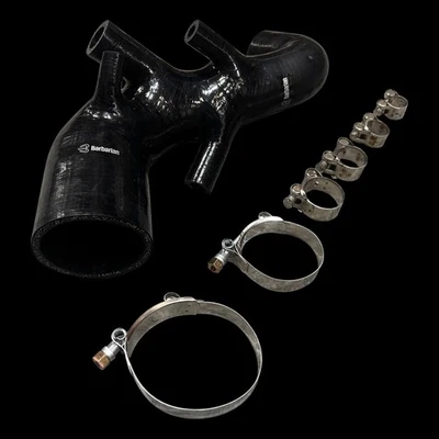 BARBARIAN RACING Audi TT, S3 or Seat Cupra R Black Silicone Turbo Intake Hose w Clamps
