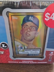 New Sealed Topps Baseball Com. Set 2008 MLB 1952 Mickey Mantle Gold Refractor  - Picture 1 of 4