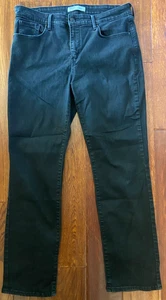 LEVI STRAUSS SIGNATURE TOTAL SHAPING GERADE SCHWARZE DAMENJEANS 14M 32 X 32 - Bild 1 von 6