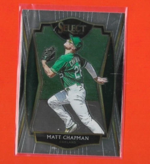 2021 Select Premier Base #194 Matt Chapman - Oakland A's - Image 1 of 1