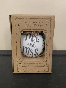 Altar’d State Christmas Ornament New Mr. And Mrs. Est 2019 - Picture 1 of 5