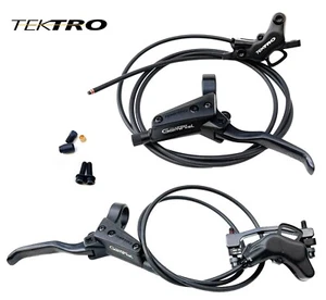 TEKTRO Gemini SL 4 piston bicycle Bike Hydraulic Disc Brake MTB Disc Brake Set - Picture 1 of 1
