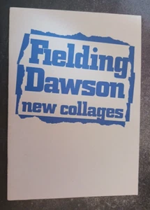 Fielding Dawson New Collages Syracuse rare art exhibition catalogue - Imagen 1 de 8