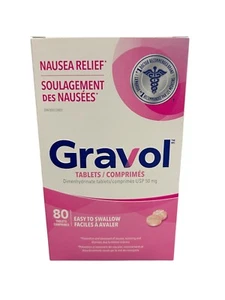 Gravol Easy to Swallow Tablets 50 mg 80 tablets - Picture 1 of 1