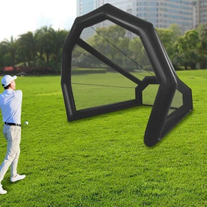 Golf Practice Swing Simulator Net Cage Inflatable Golf Practice Swing Simulator - Picture 1 of 23
