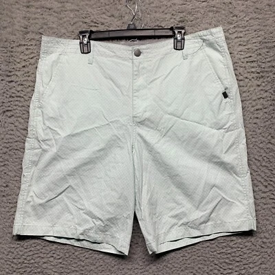 Calvin Klein Shorts Mens 38 Green Print All Over Chino - Image 1 of 4