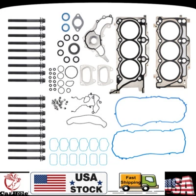 Engine Head Gasket Set Bolts For Ram Chrysler Dodge Avenger Jeep 3.6L VOLKSWAGEN Foto 1 de 4