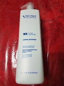 Tec Italy Color Dimension Lumina Shampoo Hair Dye for Blond & Gray Hair 33.8 fl 