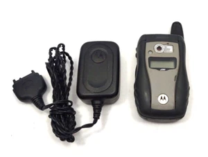Motorola i580 Nextel Flip Phone Black Gray - Photo 1 sur 8