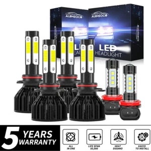 For Honda Civic Sedan 2014-2015 6000K LED Headlight Bulb High Low Beam Fog Light - Bild 1 von 18