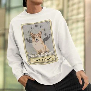The Corgi Tarot Card Sweatshirt - Picture 1 of 13