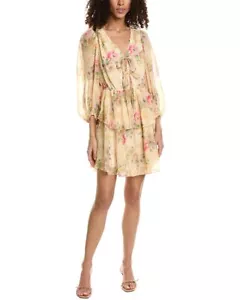 Ted Baker Printed Tie-Front Mini Dress Women's - Picture 1 of 5