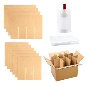 2 Set Glass Dividers for Moving Boxes Dish Packing Boxes for Moving Kitchen D... - Picture 1 of 7