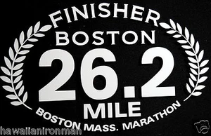 2023 OR any year Boston Marathon Finisher 26.2 Luggage,SuitCase,Car Window Decal - Picture 1 of 4