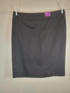 Lane Bryant Black Pencil Skirt Size 16 Knee Length New with Tags Classic Staple - Picture 1 of 13