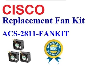 Kit de ventiladores Cisco Router 2811, lote de 3 ventiladores nuevos, ¡satisfacción garantizada! - Imagen 1 de 6