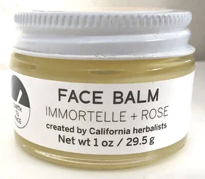 Earth tu Face Organic Immortelle and Rose Face Balm - 1oz - NEW - Picture 1 of 3