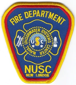 CONNECTICUT - Naval Underwater Systems Center "NUSC" Fire Dept. Patch - Bild 1 von 1