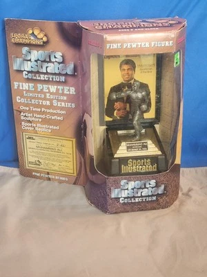 Figura de peltre fino limitada Muhammad Ali Sports Illustrated de colección 1997 campeón de boxeo Foto 1 de 4