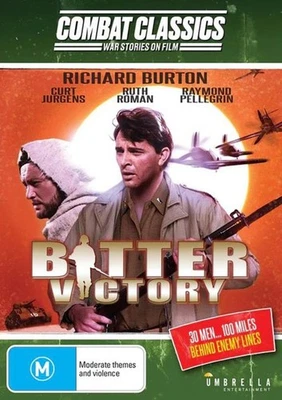 Bitter Victory (DVD) Richard Burton Curd Jürgens Ruth Roman (US IMPORT) - Image 1 of 2