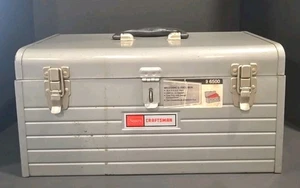 Vintage Sears Craftsman 6500  Metal Tool Box W/ Metal Tray USA  - Picture 1 of 24