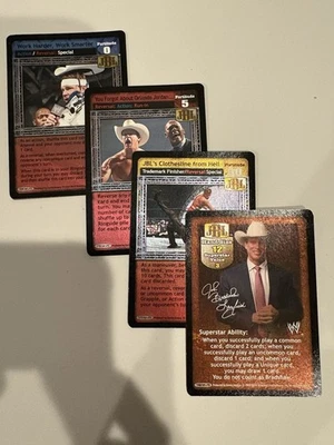 WWE/WWF Raw Deal CCG JBL Base Foil Set - Image 1 of 2