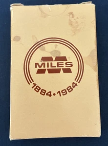 Miles Laboratories 1884-1984 100 Year Anniversary Deck Playing Cards New Sealed - Picture 1 of 2