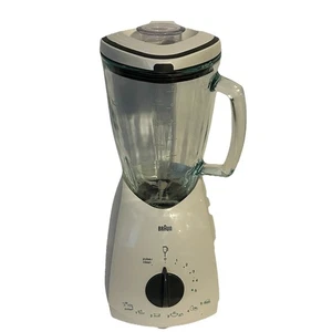 Vintage Braun Blender 4184 White Vintage, 7 Cups, Works Great - Picture 1 of 10