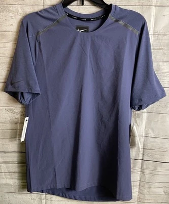 $90 Nike Tech Pack Hombre Manga Corta Camiseta para Correr Pequeña Bv5713-557 Púrpura Azul Foto 1 de 4