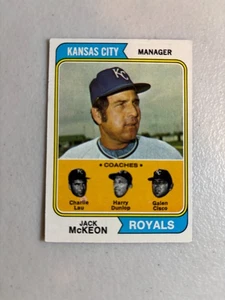 1974 Topps Jack McKeon MGR #166 EX combo shipping - Picture 1 of 2