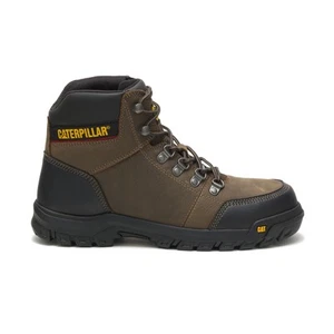 Caterpillar Men Outline Steel Toe Work Boot Work Boots Leather - Picture 1 of 28