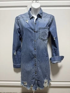 Yellowstone Denim Embellished Shirt Size S Fits Like Medium - Picture 1 of 2
