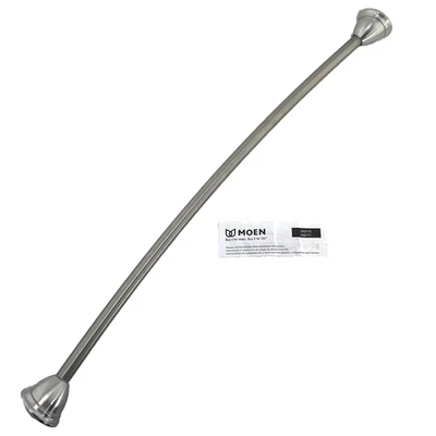 MOEN Brushed Nickel Tension Curved Shower Rod 💲 DN2170BN - Image 1 of 4